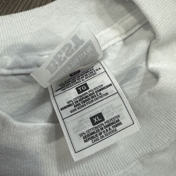 Vintage 90s The Macarena Smiley Faces T-Shirt Single Stitch USA Mens Size XL - Picture 5 of 5